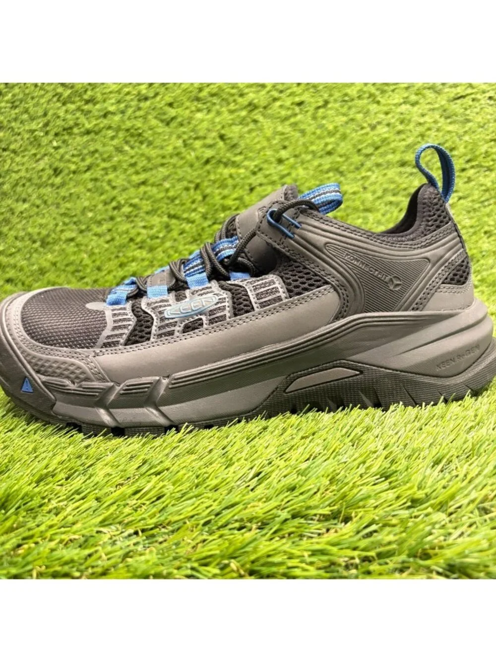 Keen Utility Birmingham Men Size 10.5 Black Gray Composite Toe Safety Work Shoes